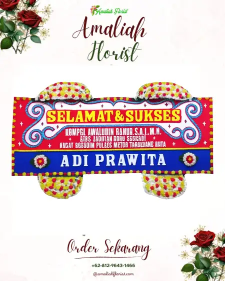 Papan Bunga Ucapan Selamat Tegalroso
